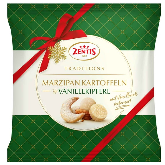 Zentis marzipan potatoes VANILLA CRESCENTS 100g/ 3.5 oz