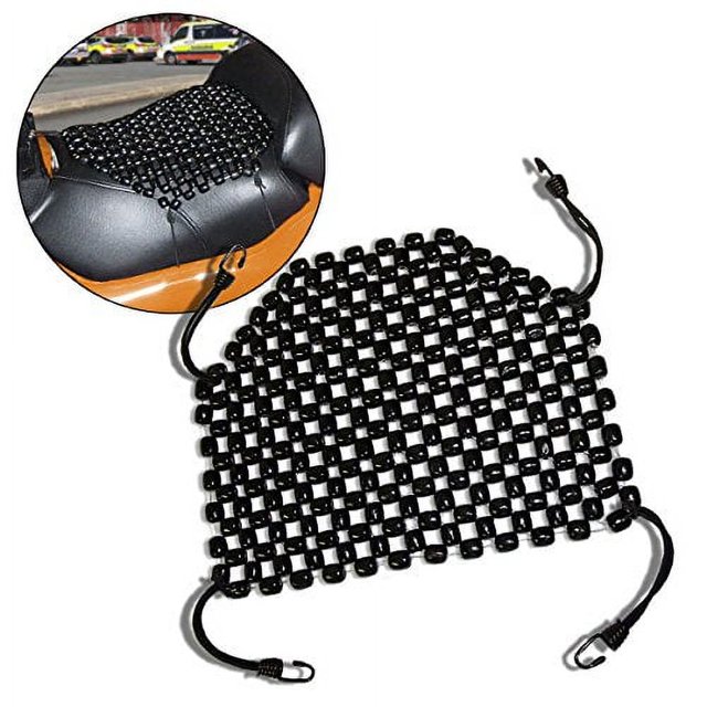 Zento Deals Double Strung Wooden Beaded Ultra Comfort Massaging Seat