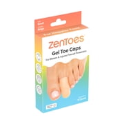 Zentoes Small Beige Toe Caps, 3 Count, Beige - Toe Protection and Comfort