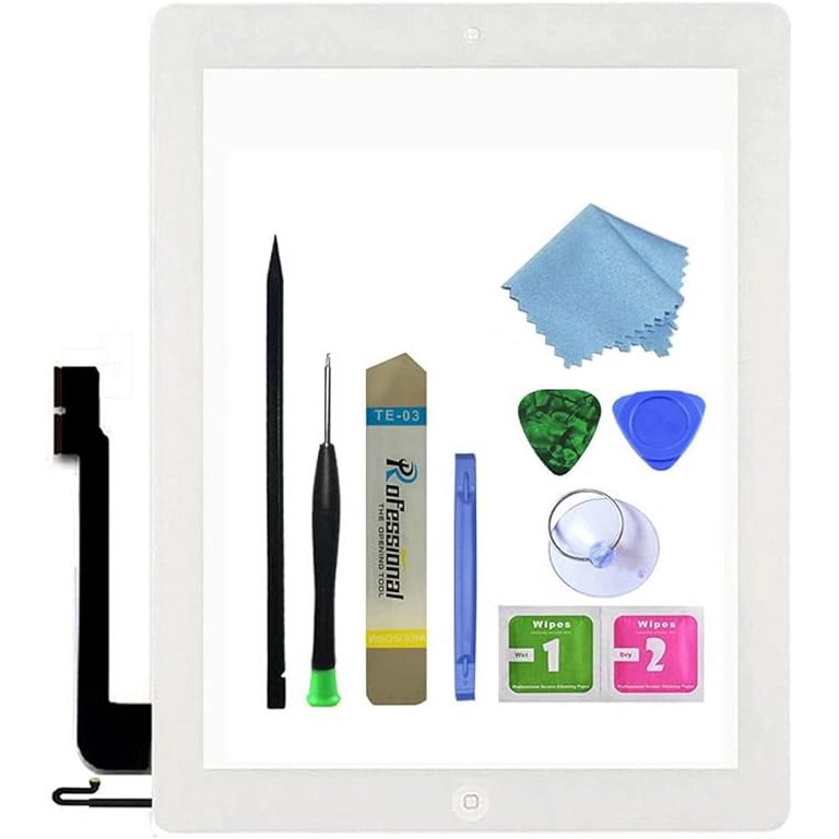 Zentop Touch Screen Digitizer Replacement for White iPad 4
