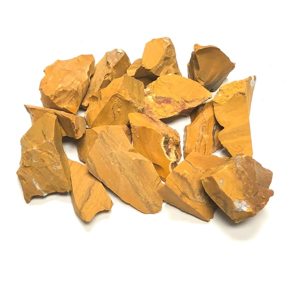 Zentron Crystal Collection: 1/2 Pound Natural Rough Yellow Jasper Stones