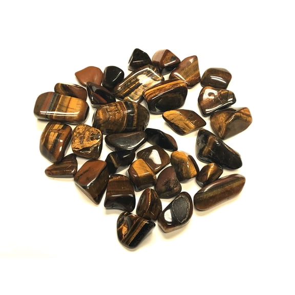 Zentron Crystal Collection: 1/2 Pound Tumbled Golden Tiger Eye