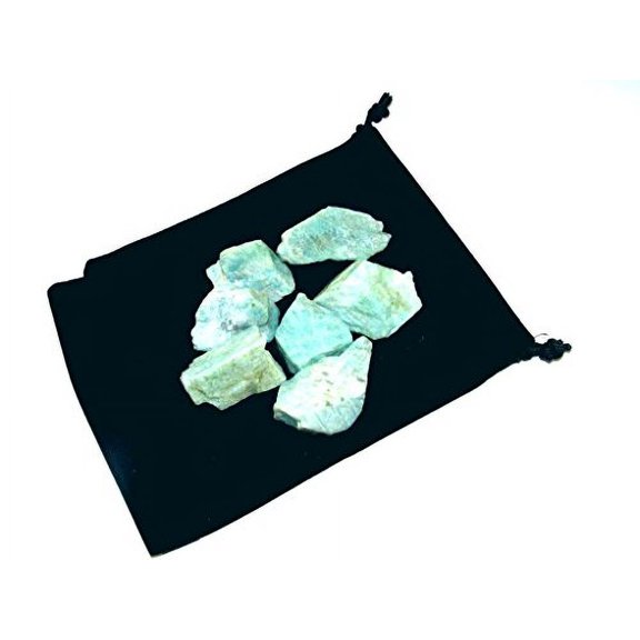 Zentron Crystal Collection: 1 Pound Rough Natural Amazonite Stones