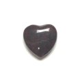 thumbnail image 1 of Zentron Crystal Collection: 30MM Brecciated Jasper Puff Heart All Natural Gemstone Crystal with Velvet Pouch, 1 of 4