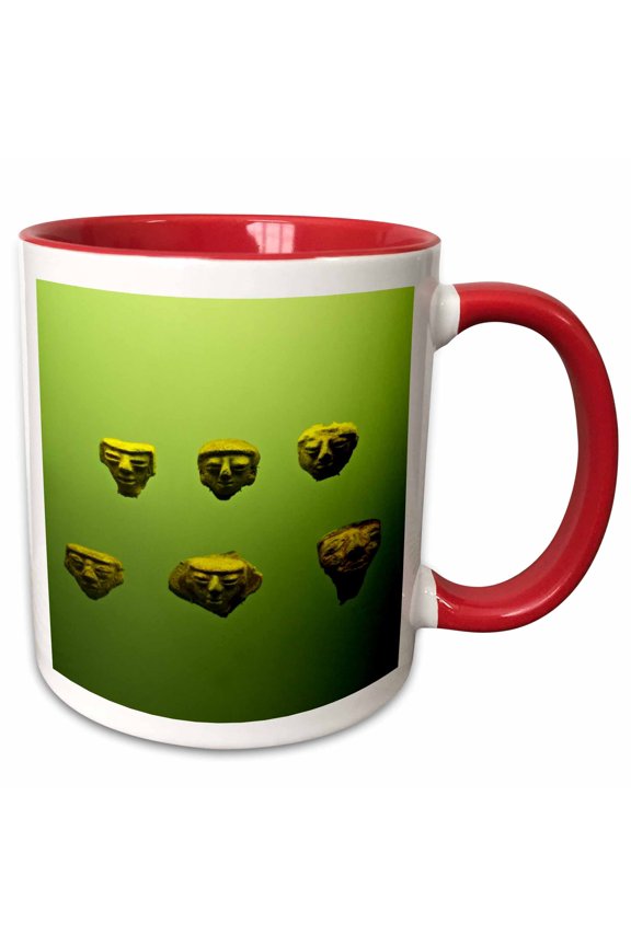 , Zenu Gold Museum, 11oz Two-tone Red Mug