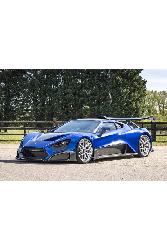 Zenvo TSR-S Danish Sports Car Art Home Decor - 20x30 Inch Glossy Laminated Poster - Stunning Detail and Bold Colors
