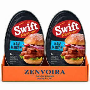 Zenvoira Canned Swift Premium Cooked Ham, 454g, pack of 2