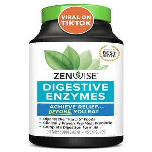 Customer reviews for Zenwise Digestive Enzymes with Probiotics and Prebiotics Supplement, Digestive Health, 45 Count