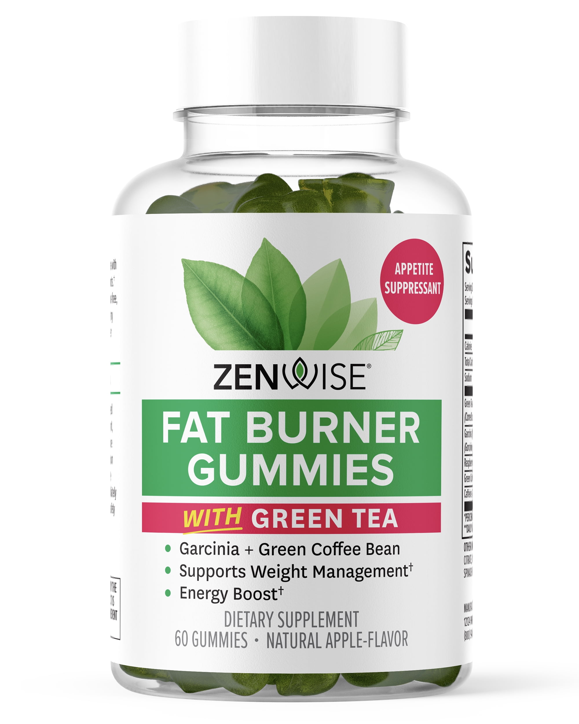 Zenwise Fat Burner Gummies Appetite Suppressant for Weight Loss
