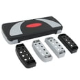 thumbnail image 1 of Zeny 30" Aerobic Stepper Adjust 4"-6"-8" Indoor Cardio Step Fitness Exercise With Risers Black-Gray, 1 of 7