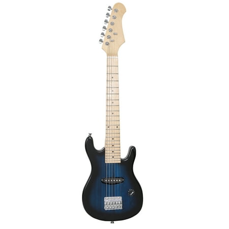 Zeny 30" Electric Guitar + 5 Watt Amp + Gig Bag Case + Guitar Strap Beginners Blue
