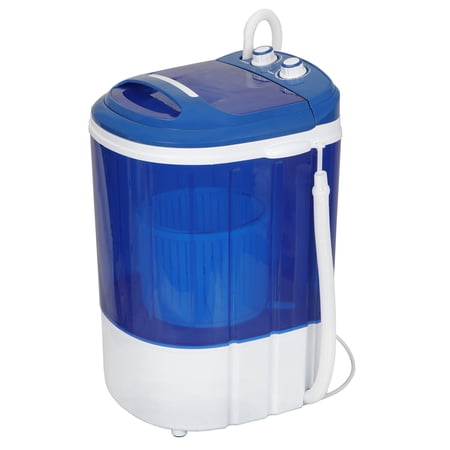 Zeny 6lbs Capacity Mini Washing Machine Compact Counter Top Washer w/Spin Cycle Basket and Drain Hose