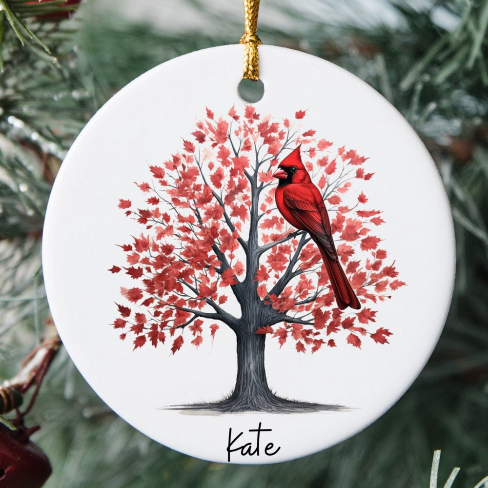 Zeny Decor Cardinal Ornament, Cardinal Chris.tmas Ornament, Cardinal ...