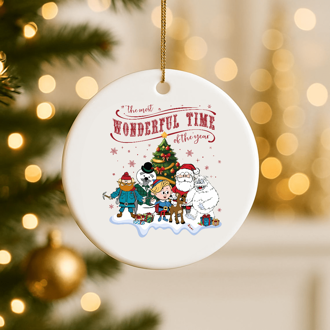 Zeny Decor Retro Rudolph Red Nosed Reindeer Chris.Tmas Ornament, Chris ...