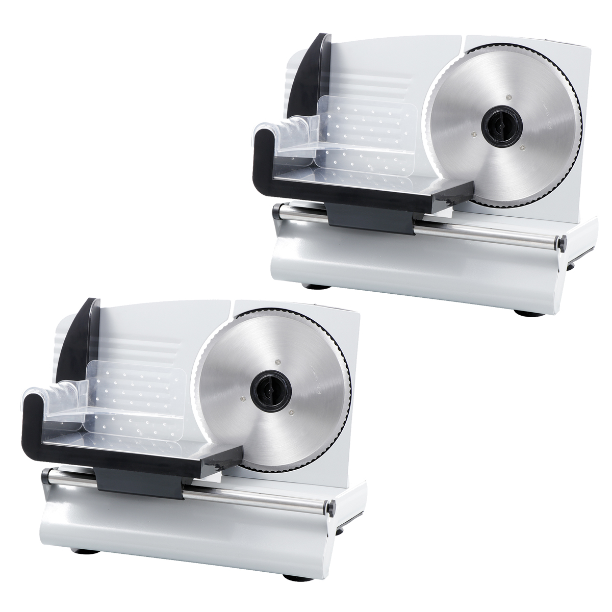 Zeny Premium Stainless Steel Electric Meat Slicer 7.5" Blade Home