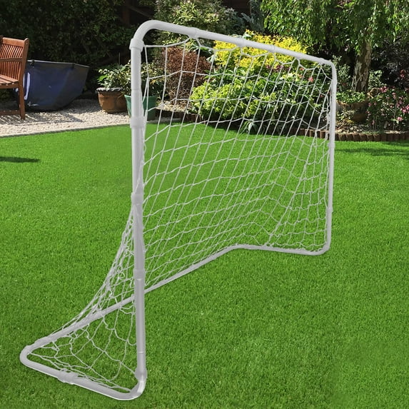 Zeny Steel Football Soccer Goal Target Net 6' x 4' Shooting Training Aid Ultimate Kids Game Outdoor