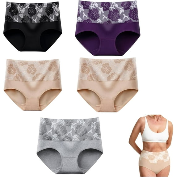 Zenywear Leakproof Panties, Bloomyfit - High Waist Leakproof & Comfortable Panties, Plus Size Full Coverage