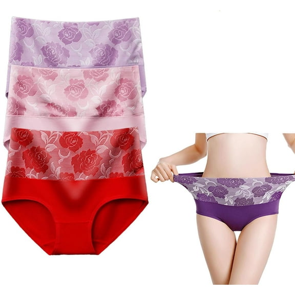 Zenywear Leakproof Panties,Bloomypink Bloomyfit Leak Proof Underwear for Women, Bloomyfit High Waist Incontinence PantiesTummy Control Panties