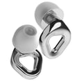 thumbnail image 1 of Zenz Ignite Earplugs - 18dB Noise Reduction Ear Plugs for Concert, Music Festivals, DJs & Nightlife - Reusable Earplugs, Comfortable Fit with XS/S/M/L Eartips & Case (Silver), 1 of 8