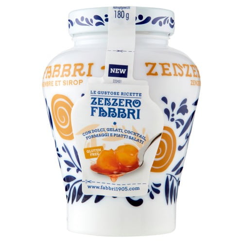 Zenzero Fabbri Ginger in Syrup 600g, British Import (Pack of 2)