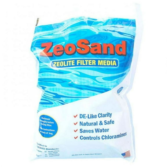 Zeo Sand Zeolite Swimming Pool Filtration Media 2 x 25 lb. Bag (50lb Total)