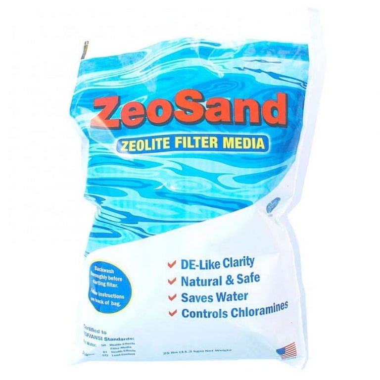 Zeo Sand Zeolite Swimming Pool Filtration Media 2 x 25 lb. Bag