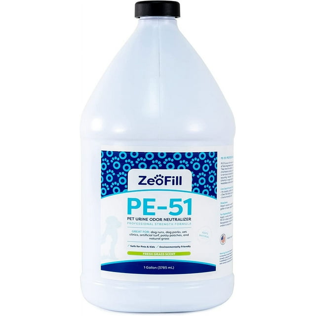 ZeoFill PE51 Pet Odor Eliminator Professional Strength Urine Enzyme