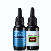 Earth Wellness Zeolite Liquid & Wormwood Black Walnut Clove Cleanse Combo