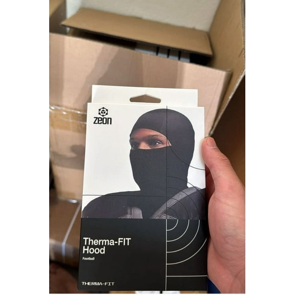 Zeon Pro Therma-Fit Hyperwarm Hood Ski Mask Black - Ships Same Day!