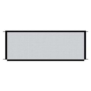 Zeonetak Retractable Stainless Steel Dog Gate with 12 Hooks, Expands to 82.67"