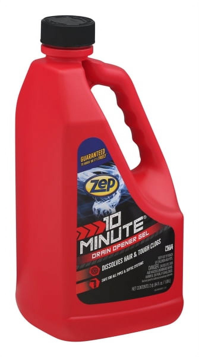 Zep 10 Minute Drain Opener Gel 64-fl oz Drain Cleaner in the Drain