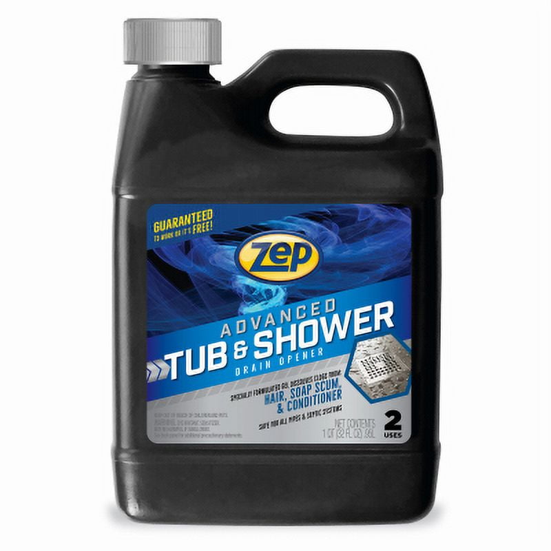 Zep 32 OZ Advanced Tub & Shower Drain Opener Specially Formulated G