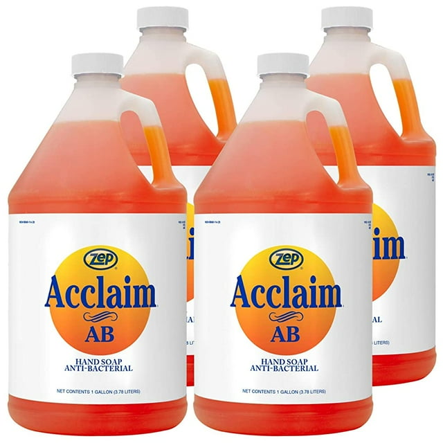 Zep Acclaim Industrial Antibacterial Hand Soap 1 Gallon (Case of 4