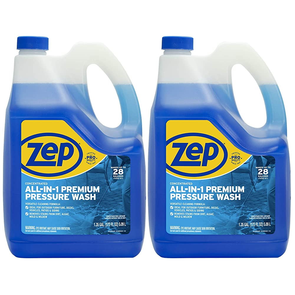 Zep AllIn1 Pressure Wash Cleaner 160 ounce (Pack of 2) ZUPPWC160