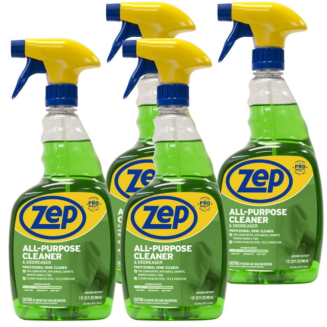 Zep Pro Multipurpose Home & Kitchen Cleaner, 32 Ounce (Case of 4