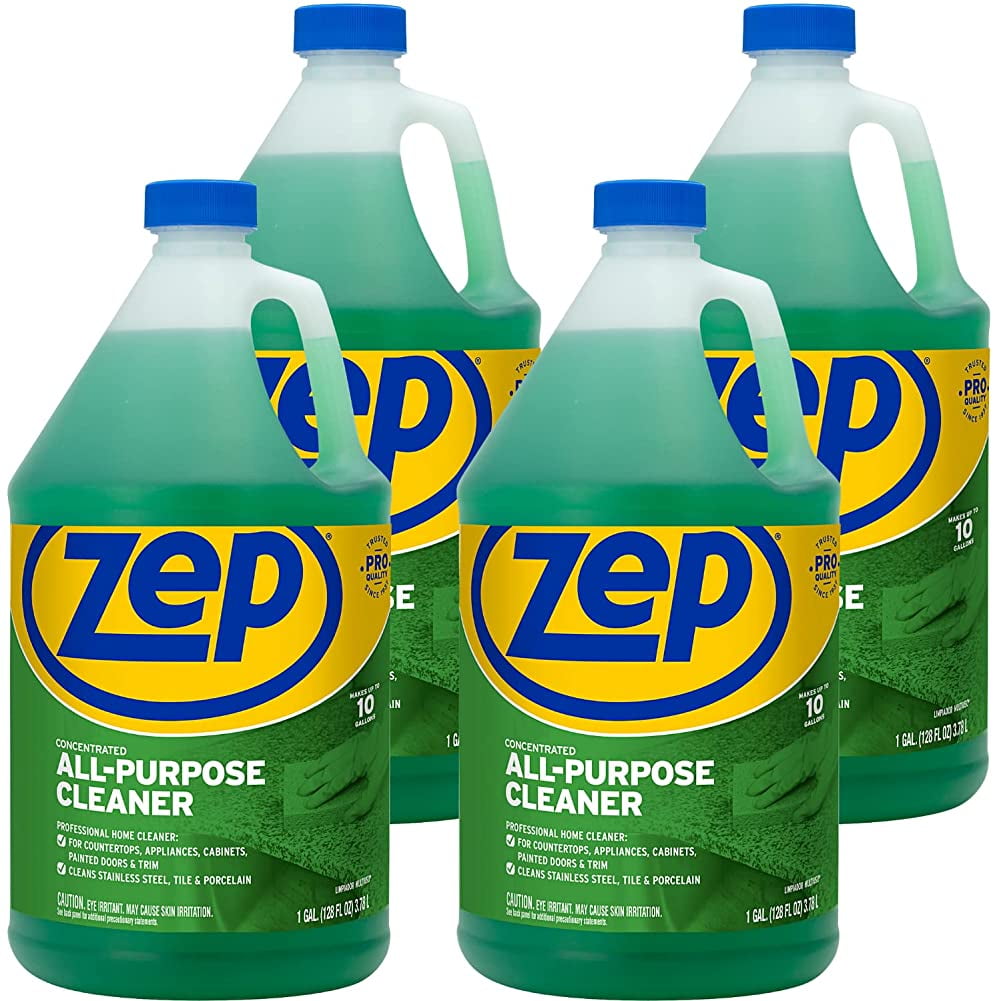 Zep All-Purpose Cleaner and Degreaser Concentrate - 1 Gal (Case of 4 ...