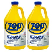 Zep Antibacterial Disinfectant & Cleaner with Lemon - 1 gallon (Case of 2) ZUBAC1282  - Designed Specifically as a General Cleaner and Disinfectant for use on Hard, Non-Porous Surfaces