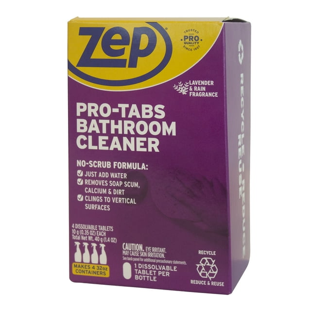 Zep Bathroom Cleaner Tablets