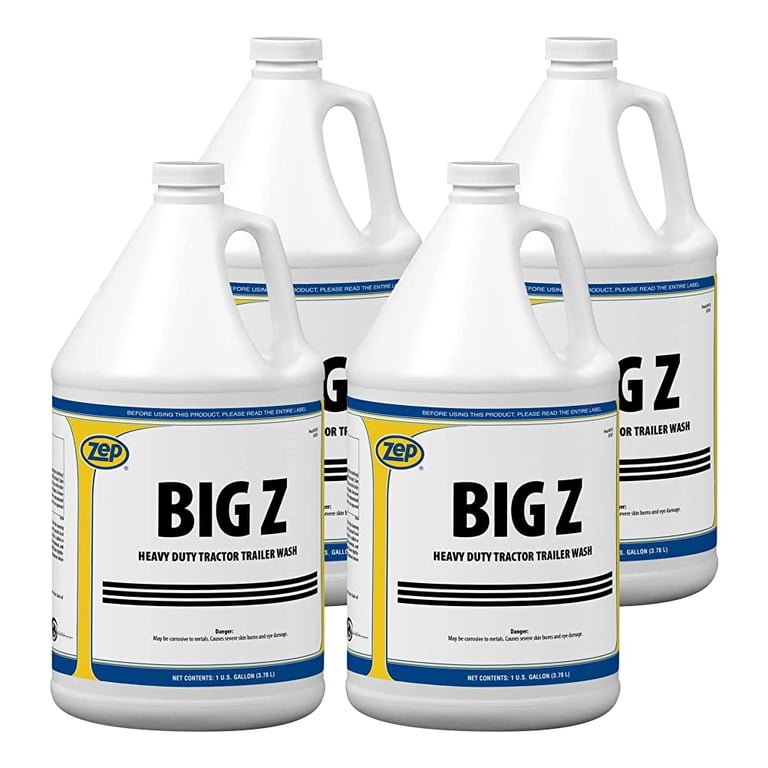 Zep Big Z Heavy Duty Truck Cleaner, Alkaline Formula, 1 Gallon