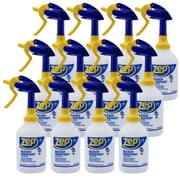 Zep Bleach Resistant Professional Sprayer Bottle - 32 oz Case of 12 - ZUPRO2 - 30 Foot Stream Spray or a Fine Mist, Adjustable Nozzle Measurements, Bleach Resistant for Up to a Year