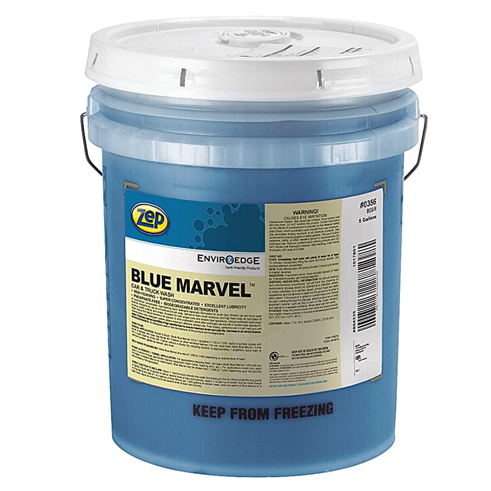 Zep Blue Marvel Car and Truck Wash 5 Gal (1 Pail) 35635 Ultra
