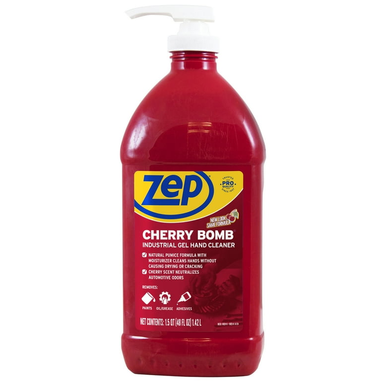 Zep, Cherry Hand Cleaner, Cherry Bomb Gel, Industrial Soil Remover
