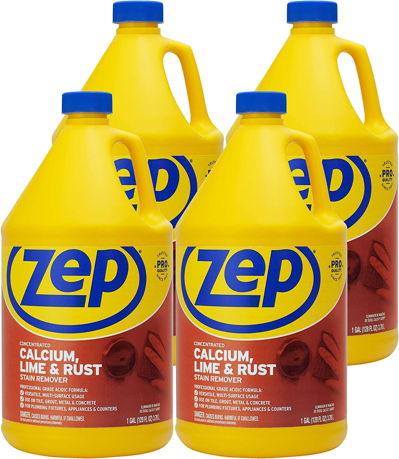 Zep CLR Calcium, Lime and Rust Stain Remover Concentrate 1 Gal (Case