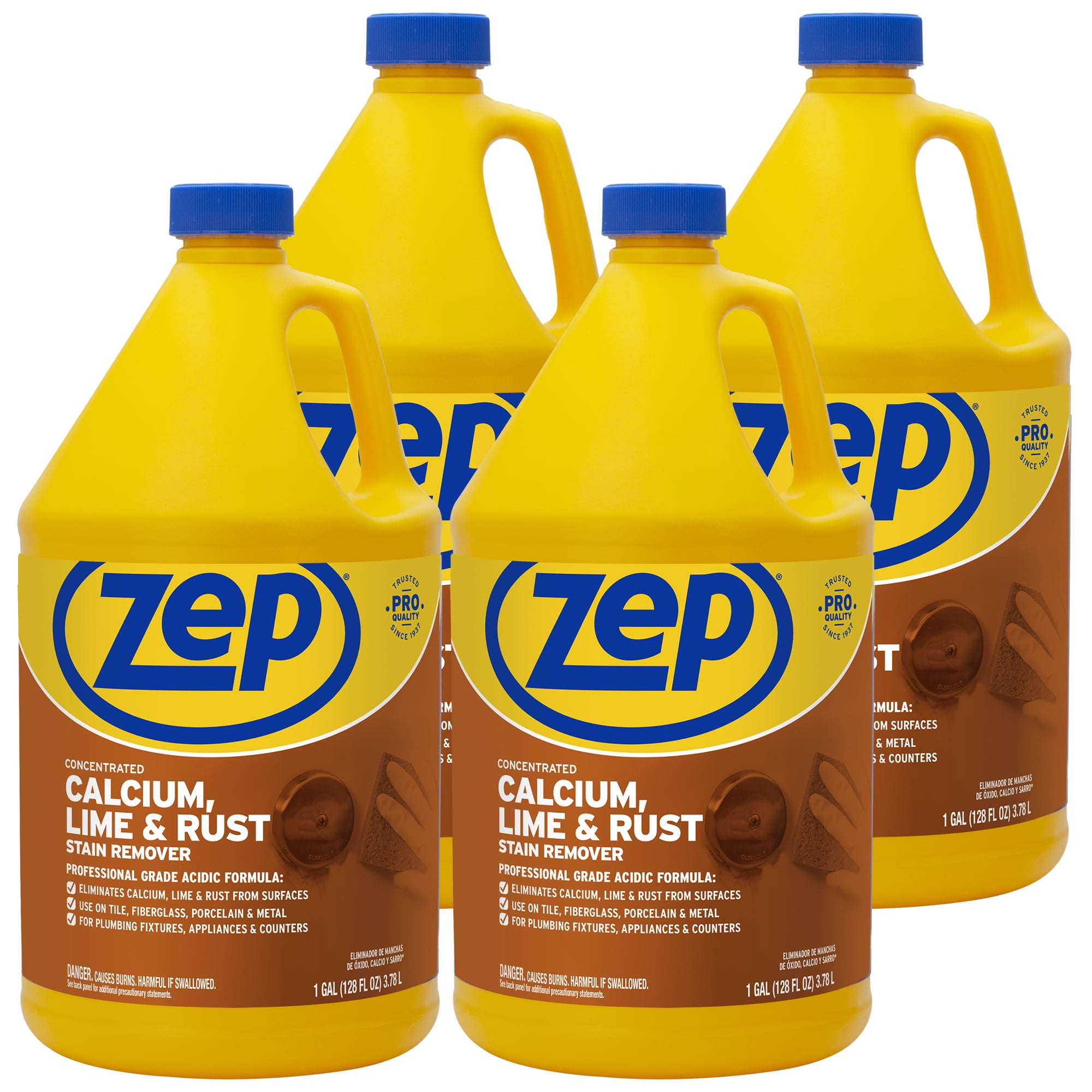 Zep CLR Calcium, Lime and Rust Stain Remover Concentrate 1 Gal (Case