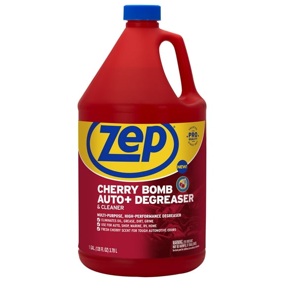 Zep Cherry Bomb Automotive Degreaser, 128 oz, for Auto/RV/Boat, Garage and Home