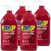 Zep Cherry Bomb Hand Cleaner 48 oz (Case of 4) - Volcanic Rock and Emollients - Perfect for mechanics and DIY'ers