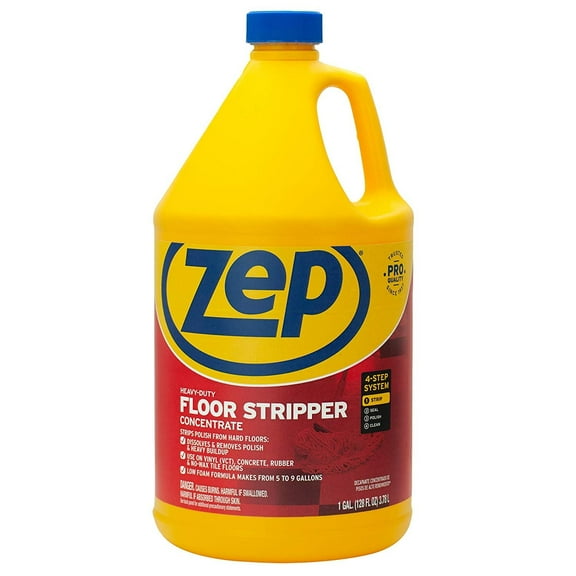 Zep ZULFFS128 128-ounce heavy-duty floor stripper concentrate