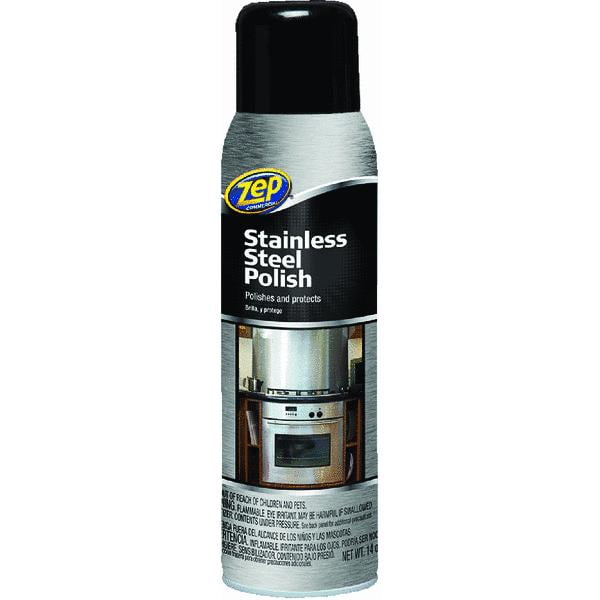Zep Commercial Stainless Steel Cleaner, 14 oz