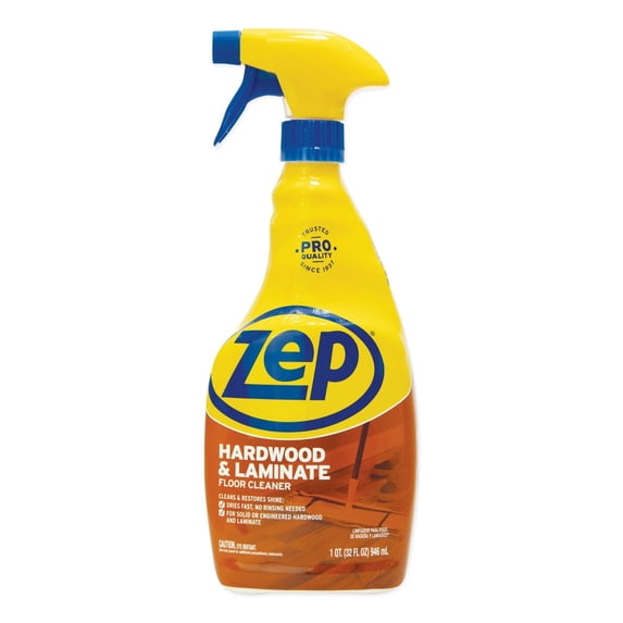 Zep Hardwood and Laminate Cleaner 32 oz Spray Bottle 1041723