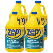 Zep Concentrated Neutral pH Floor Cleaner - 1 Gallon (Case of 4) ZUNEUT128 - Safe for Water-Friendly Surfaces
